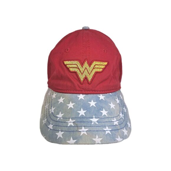 Wonder Woman Baseball Hat Embroidered Logo Cap Strapback Adult Curved Brim - Picture 2 of 9